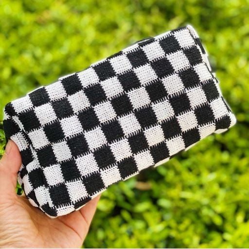 Ellison and Young Black / OS Check Yourself Cosmetic Bag