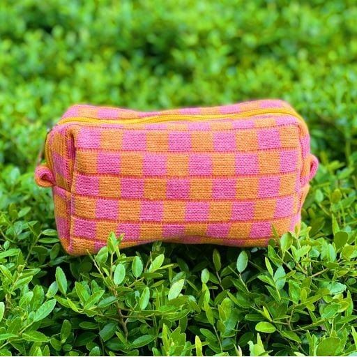 Ellison and Young Orange / OS Check Yourself Cosmetic Bag