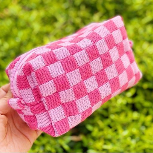 Ellison and Young Pink / OS Check Yourself Cosmetic Bag