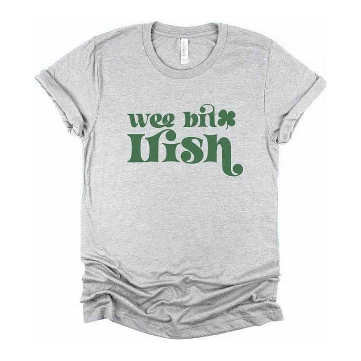 Ocean and 7th Oxford / 2X Wee Bit Irish Graphic Crew Neck Tee