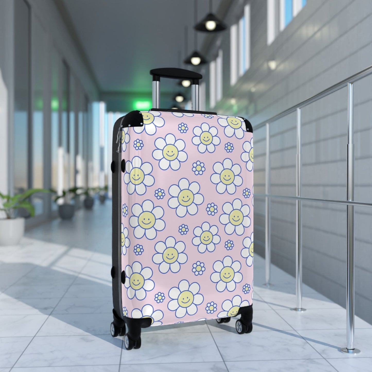 Printify Bags Smiley Face Suitcase