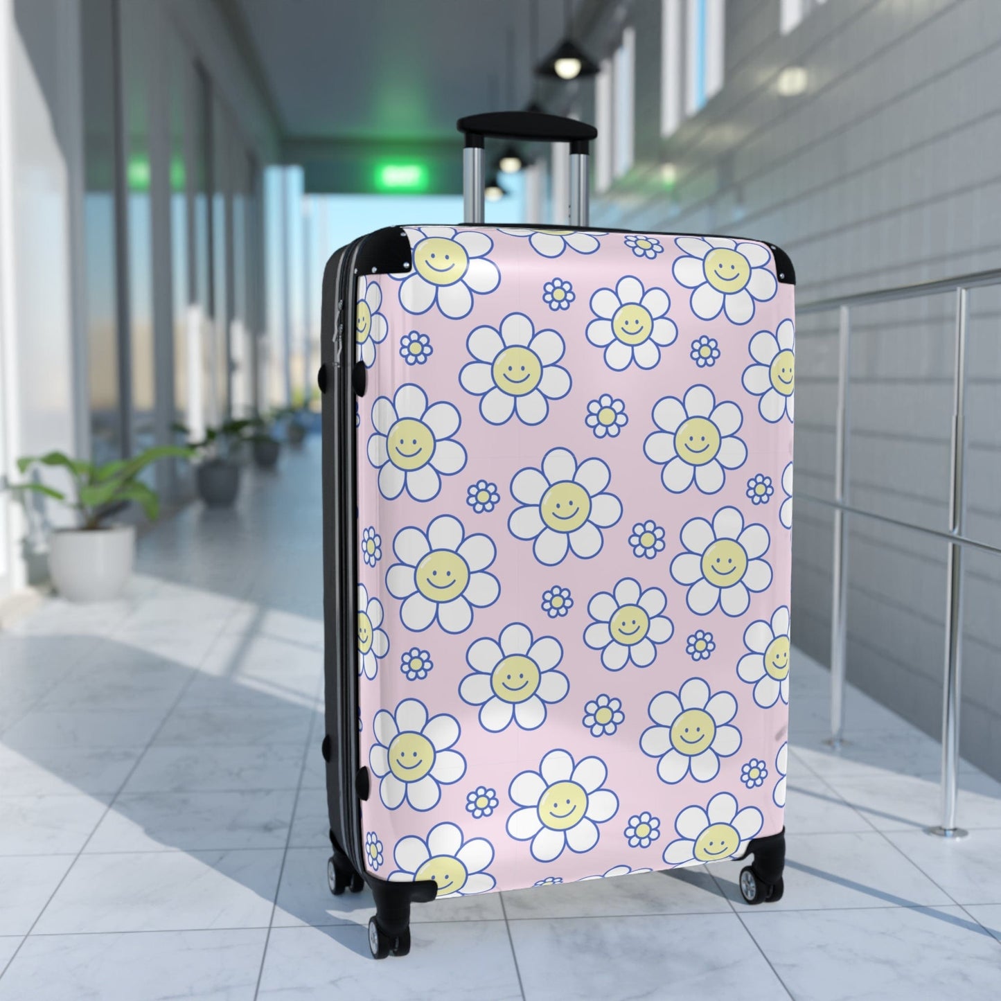 Printify Bags Smiley Face Suitcase