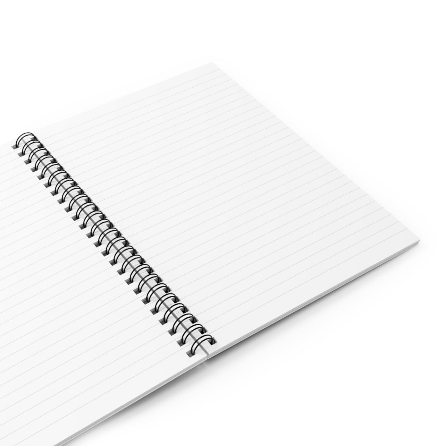 Printify Paper products One Size Smiley Face Spiral Notebook - Ruled Line