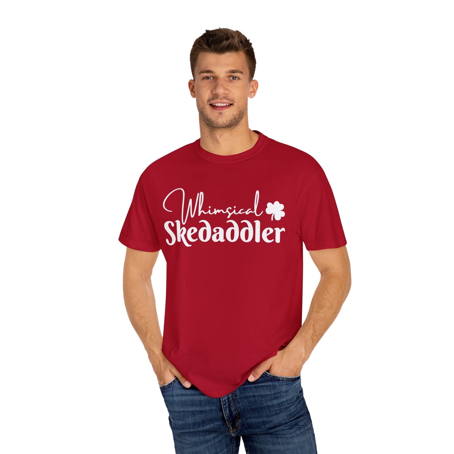Printify T-Shirt Custom Unisex Garment-Dyed T-shirt - Relaxed Fit for Casual Style