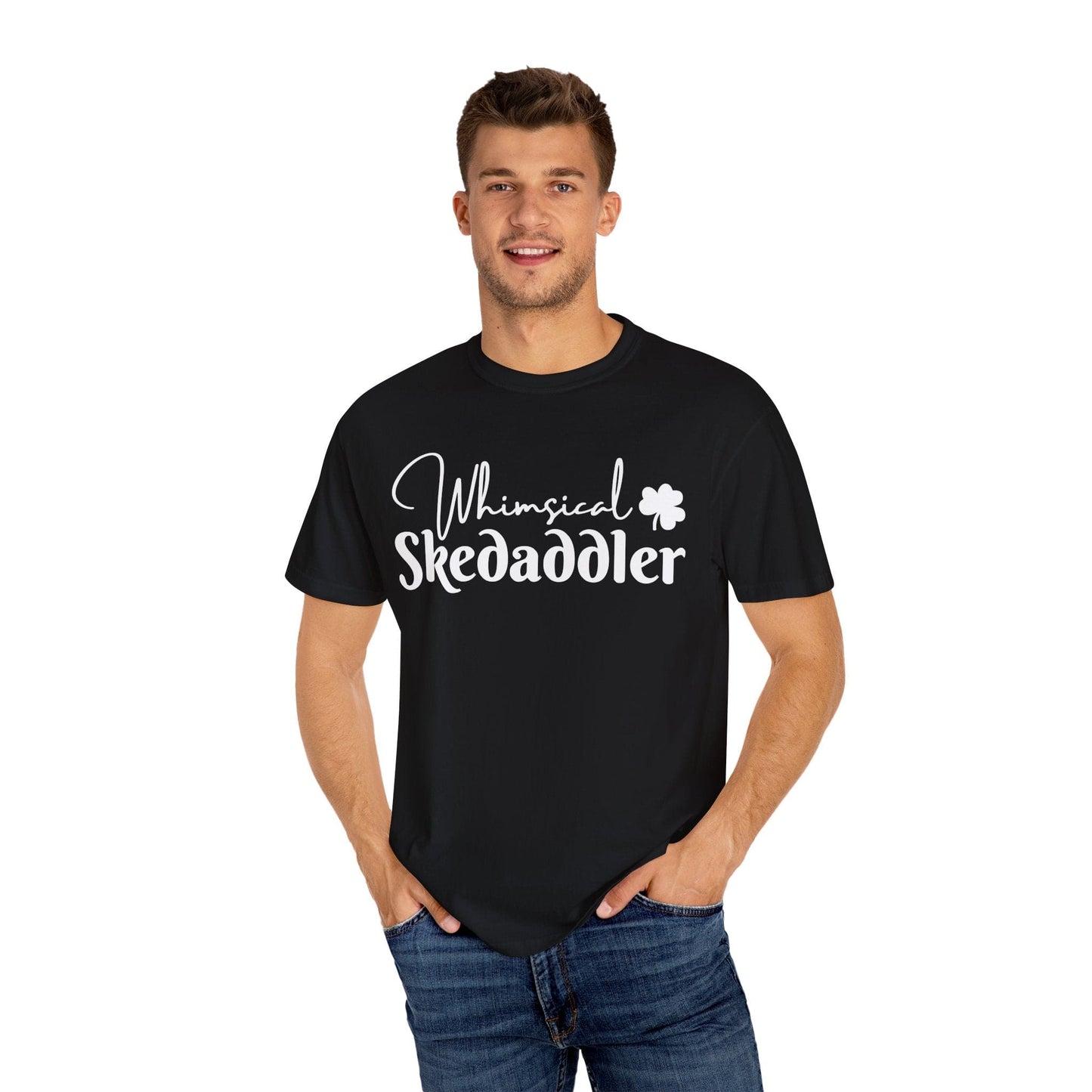 Printify T-Shirt Custom Unisex Garment-Dyed T-shirt - Relaxed Fit for Casual Style