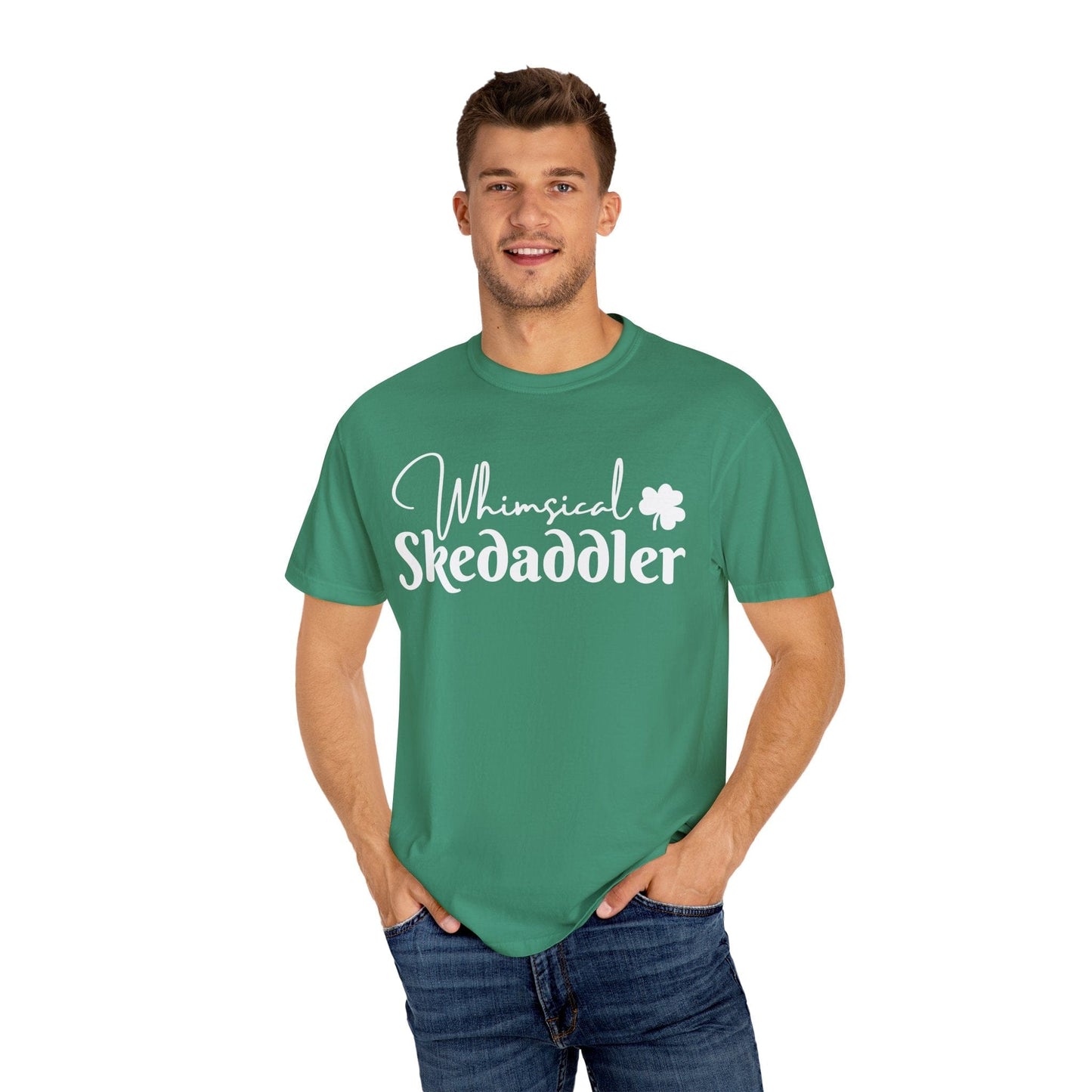 Printify T-Shirt Custom Unisex Garment-Dyed T-shirt - Relaxed Fit for Casual Style