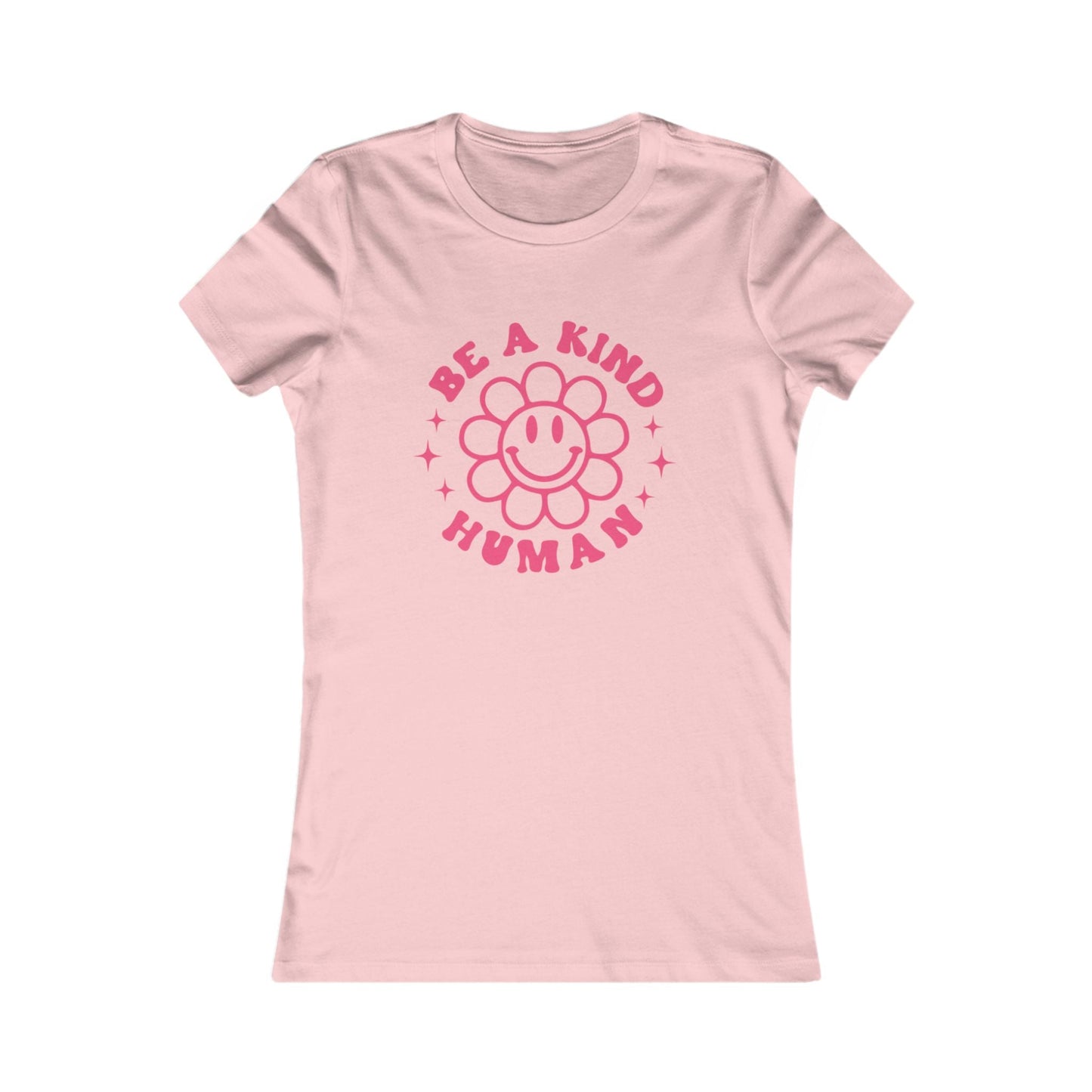 Printify T-Shirt Pink / S Be A Kind Human T-Shirt β Spread Positivity in Style!