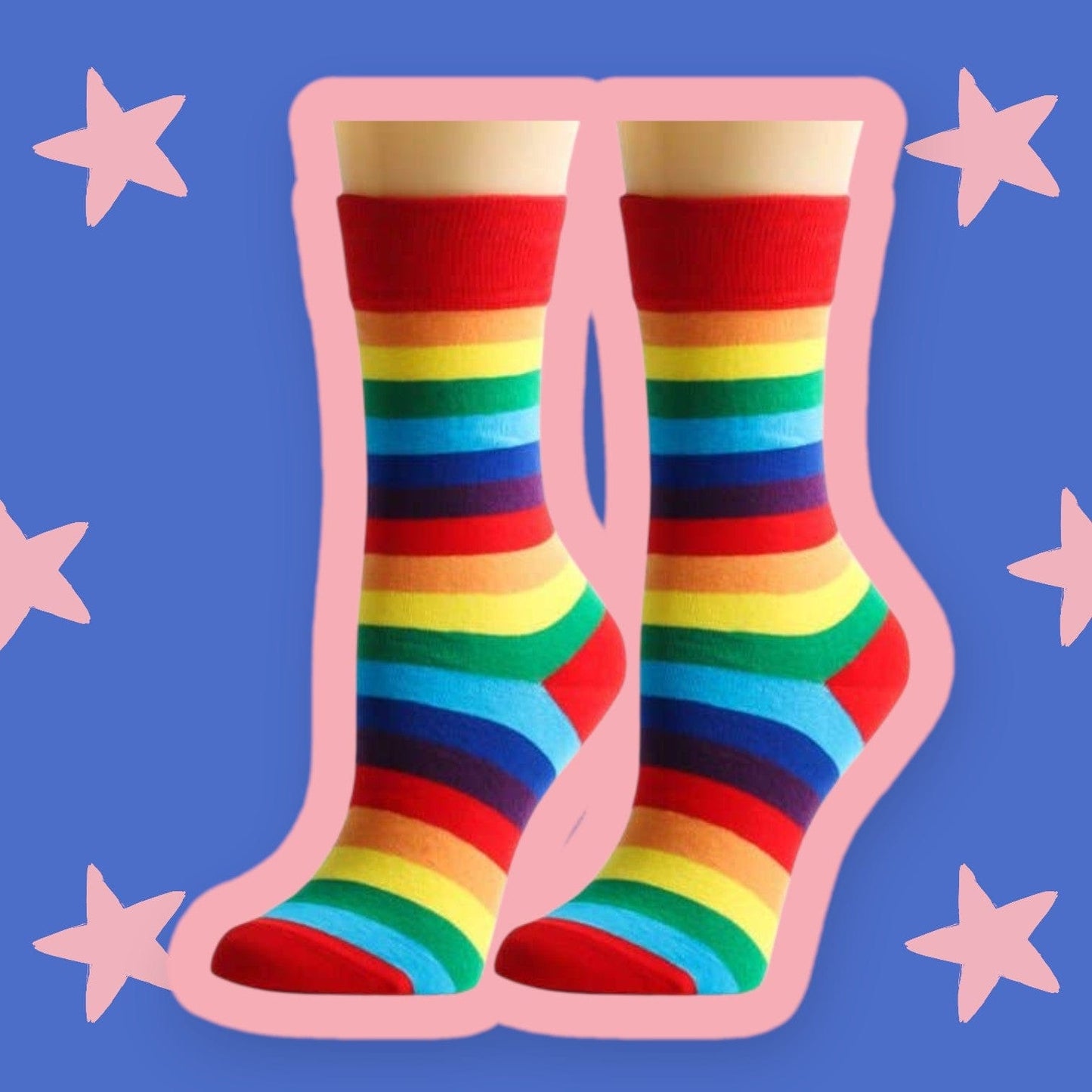 Sock Panda Gift-Ready Rainbow Socks - Women’s