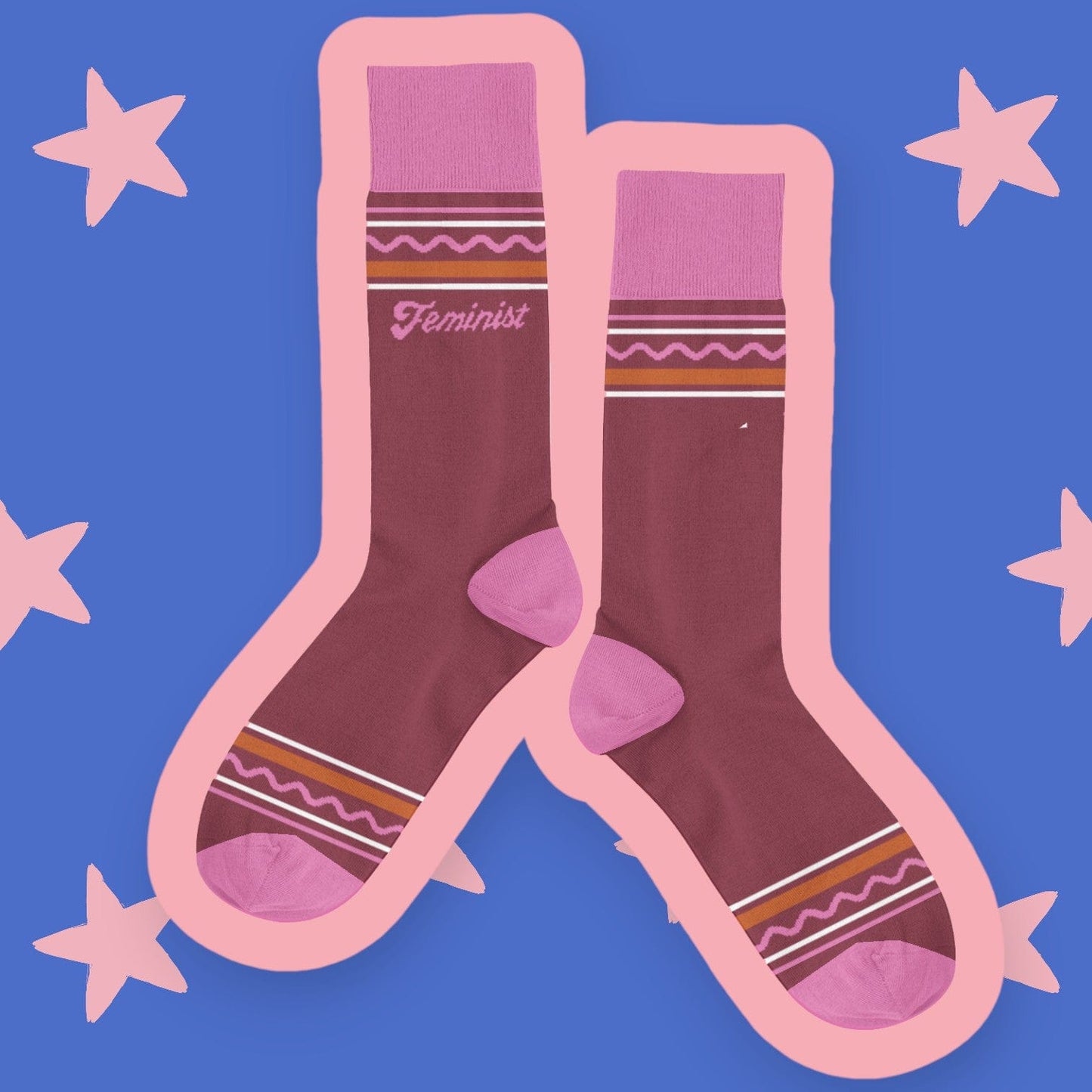 Talking Out of Turn Gift-Ready Feminist Socks