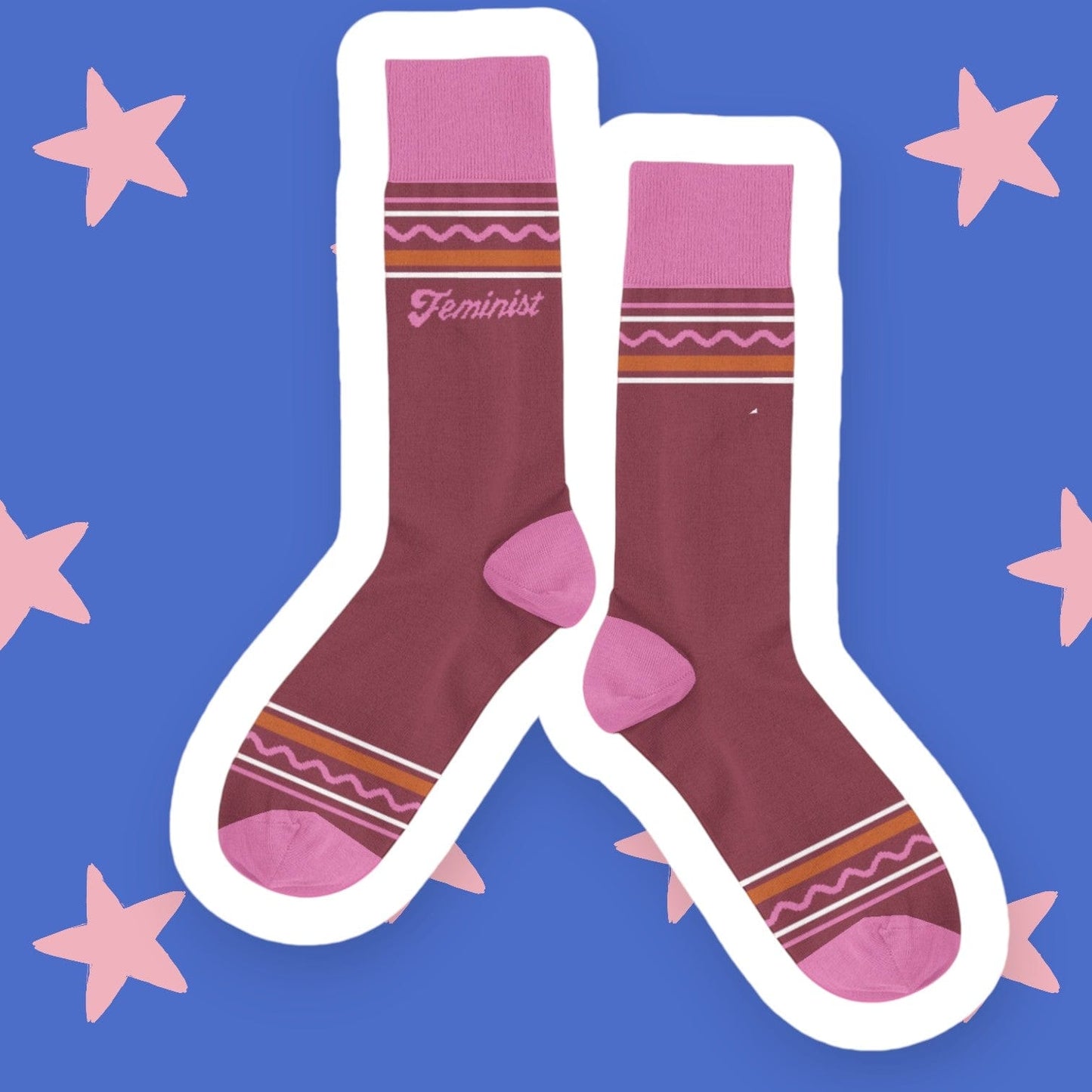Talking Out of Turn Gift-Ready Feminist Socks