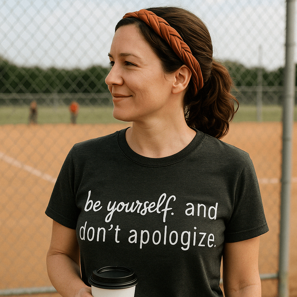 The Smiley Face Boutique Be Yourself and Don’t Apologize Tee