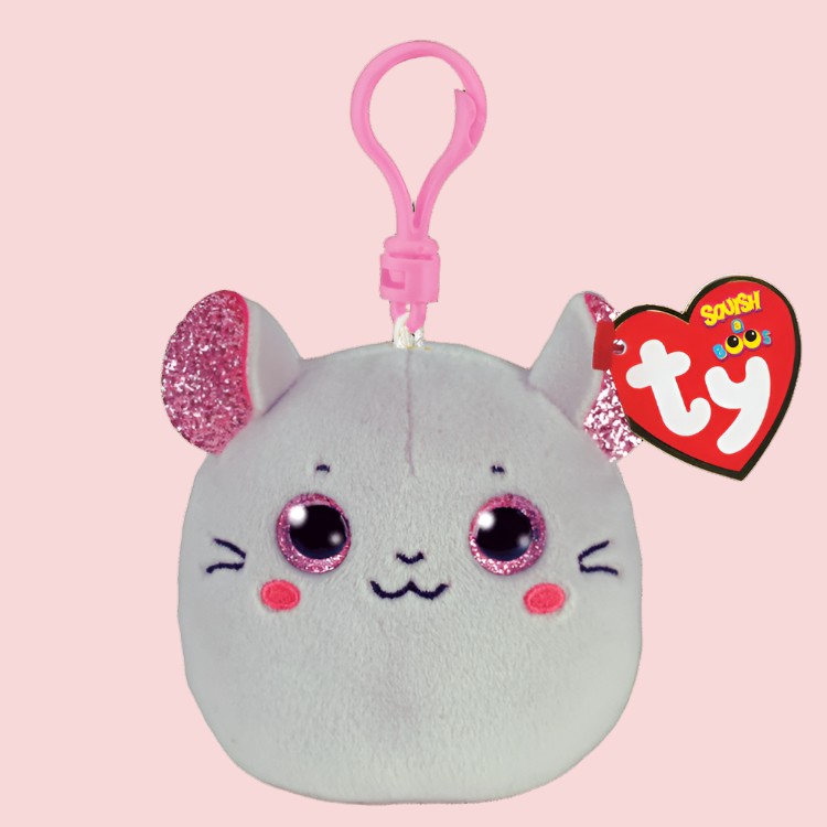 The Smiley Face Boutique Catnip Ty Squish-A-Boos Clip-On Plush โจ๐พ