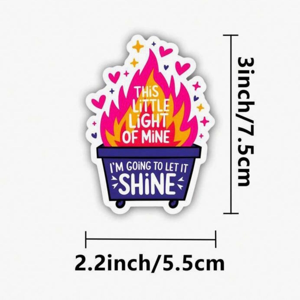 Whit's Up Shop This Little Light of Mine Shine Sticker