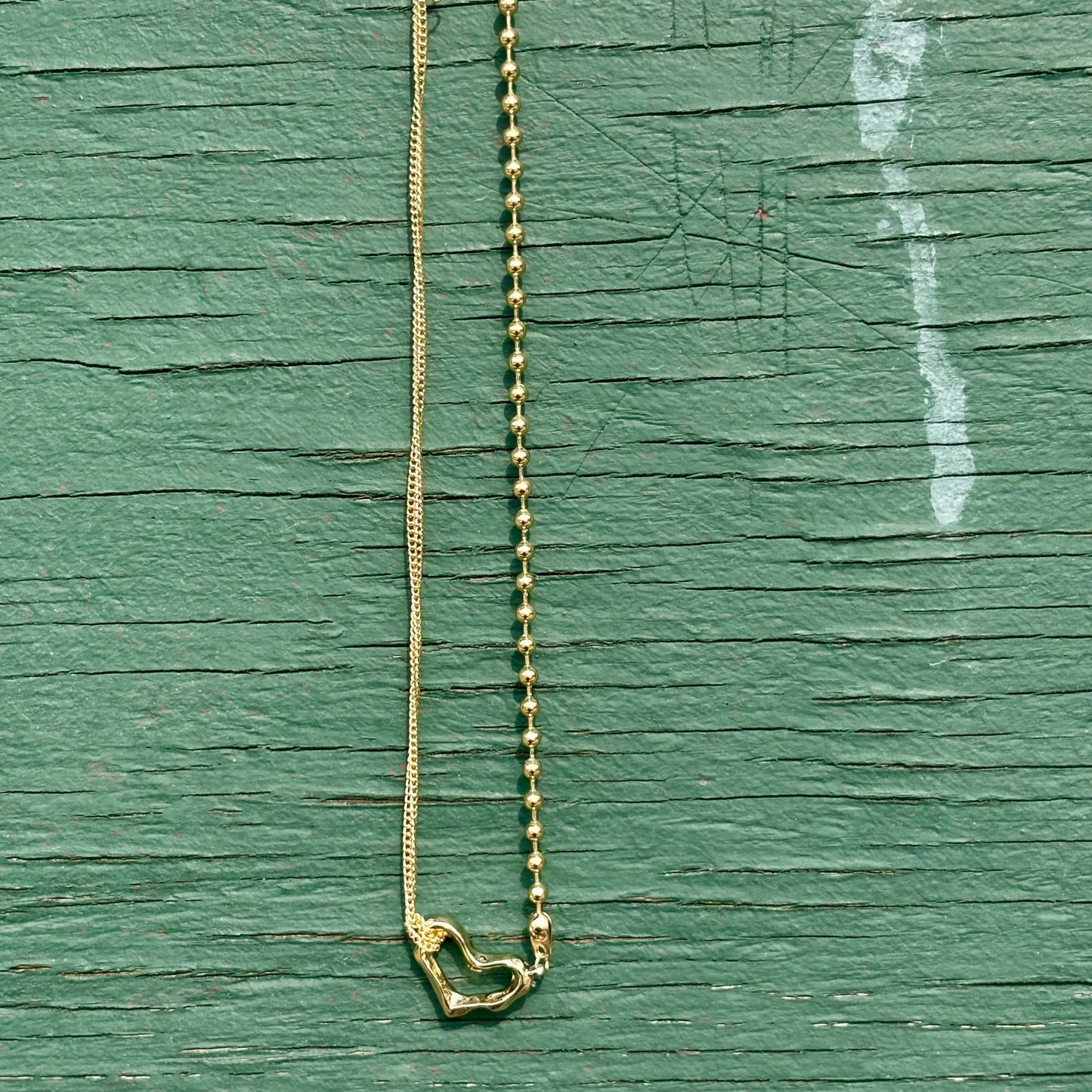 Whitney's Whimzees Offbeat Heart Necklace π
