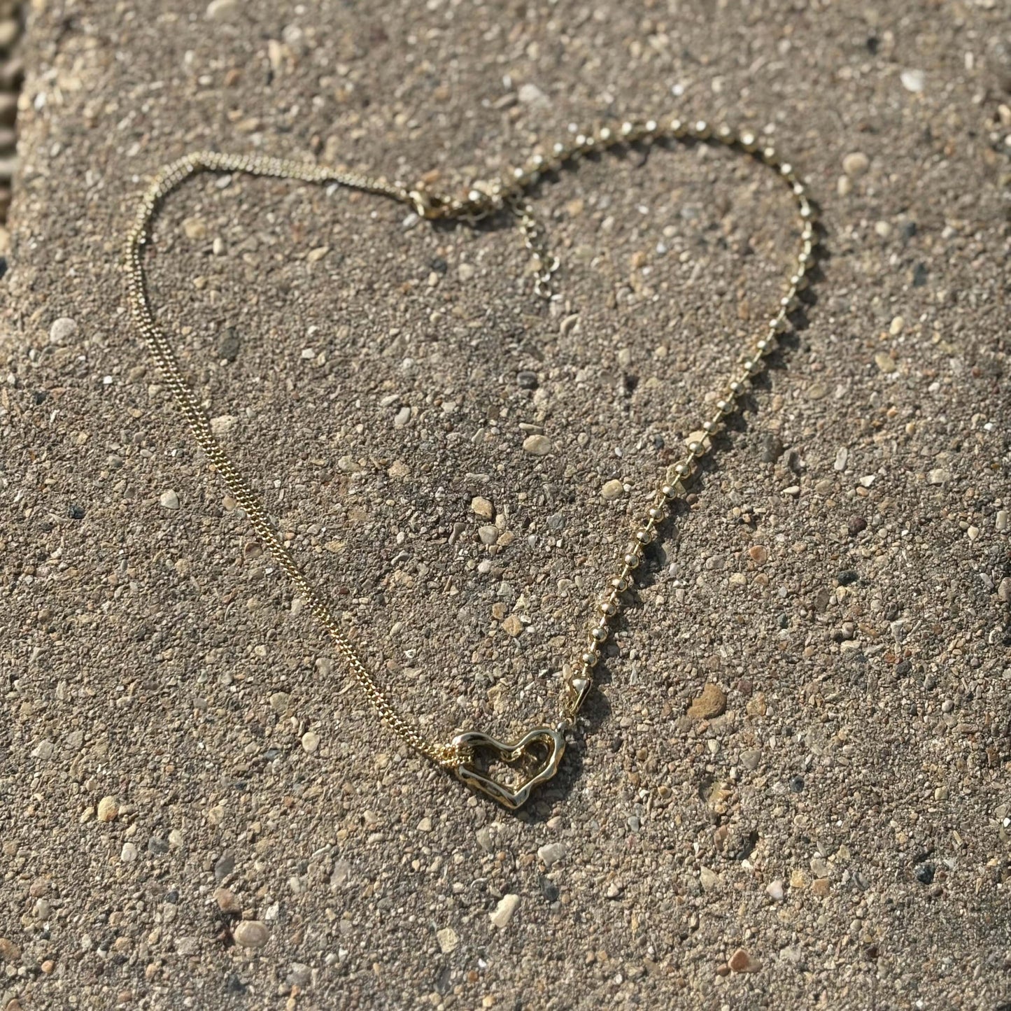 Whitney's Whimzees Offbeat Heart Necklace π