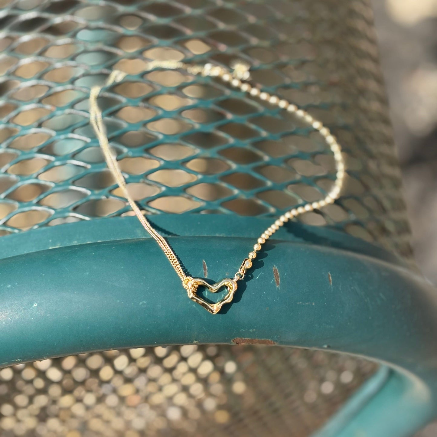 Whitney's Whimzees Offbeat Heart Necklace π