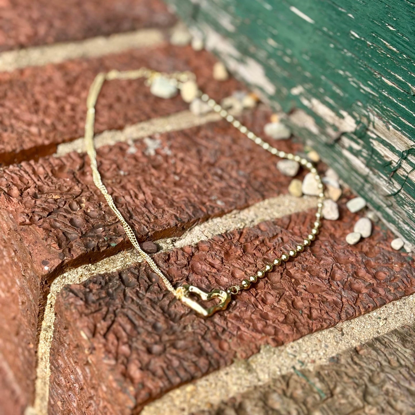 Whitney's Whimzees Offbeat Heart Necklace π