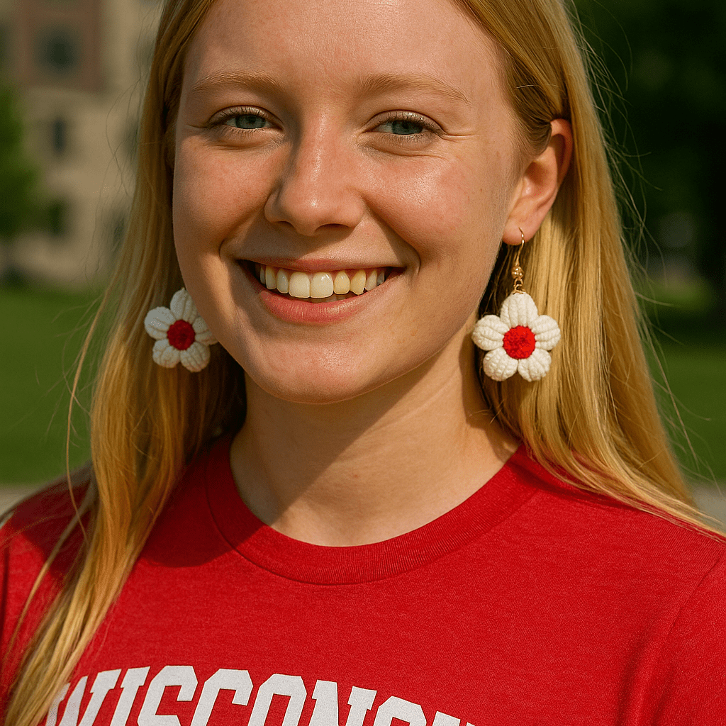 Whitney's Whimzees UW Madison Badger Dangles