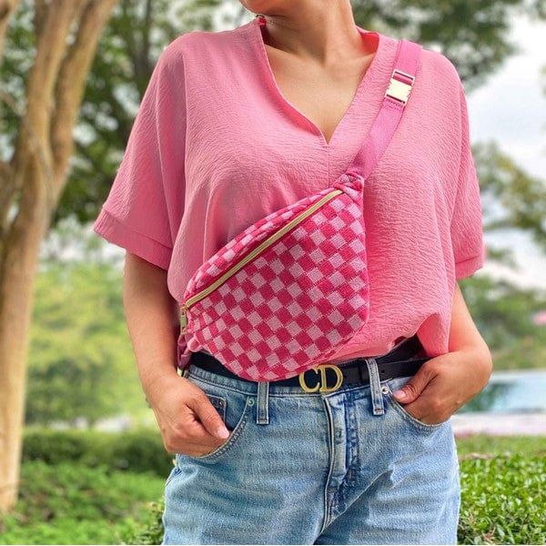 Ellison and Young Check Yourself Belt Sling Bag