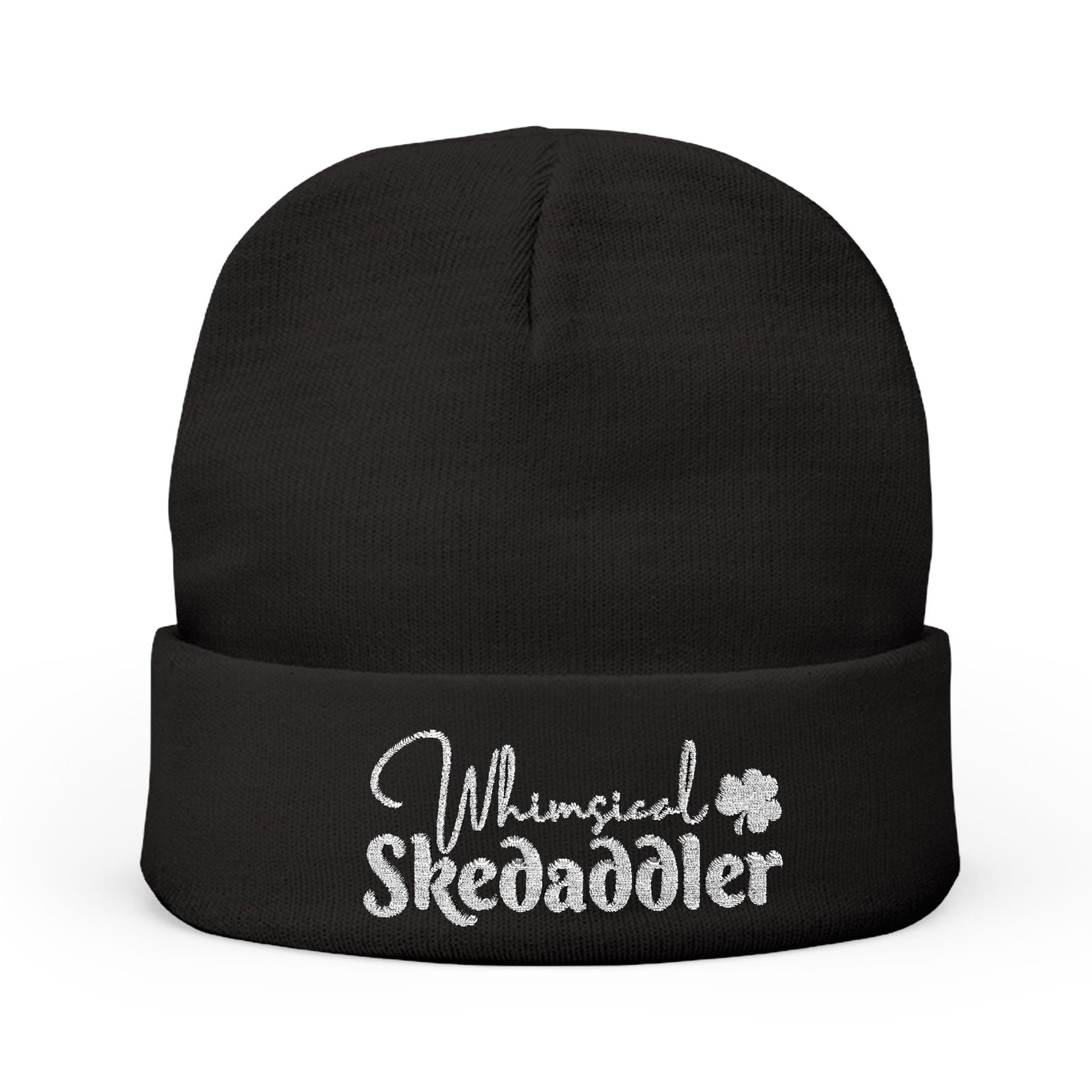 Printify Hats One size / Black 🍀 Whimsical Skedaddler Beanie – For Irish Dancers! 🍀