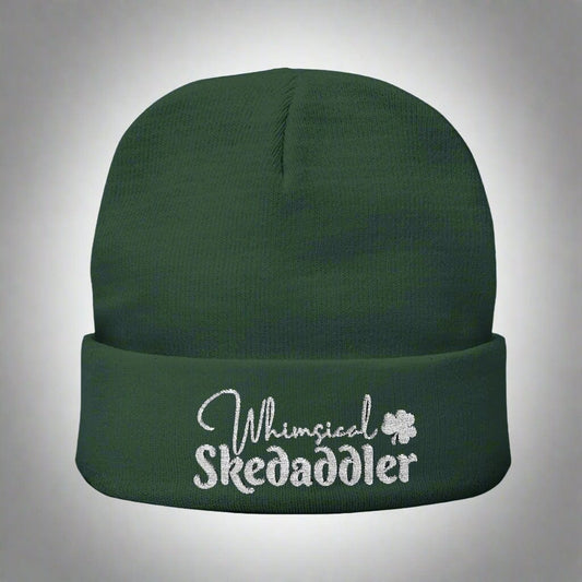 Printify Hats One size / Dark Green 🍀 Whimsical Skedaddler Beanie – For Irish Dancers! 🍀