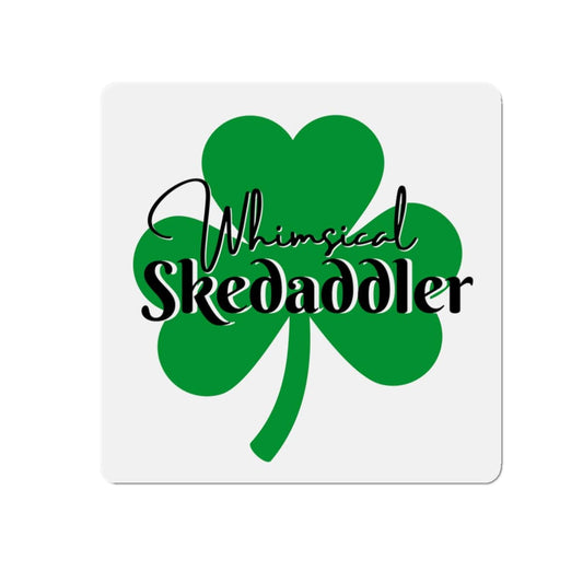 Printify Home Decor 3" x 3" / Die-Cut / 1 pc Whimsical Skedaddlers Irish Dance Magnet – A Fun Touch for Every Dancer!