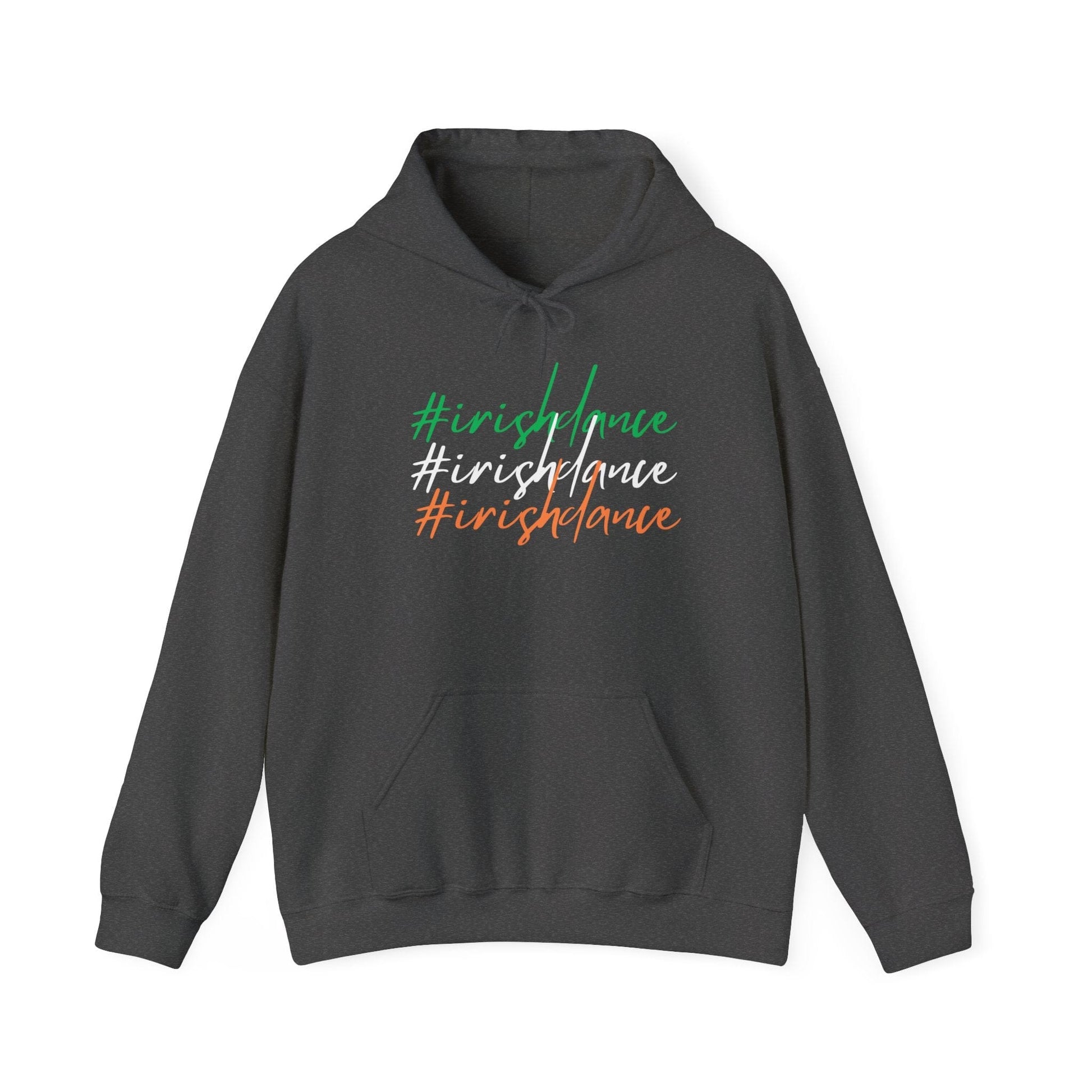 Printify Hoodie S / Dark Heather #IrishDance Hoodie – Cozy, Stylish, and Full of Irish Pride!