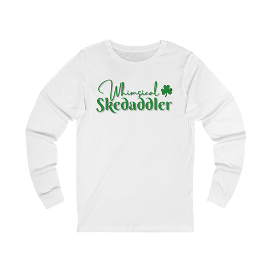 Printify Long-sleeve XS / White 🔥 Whimsical Skedaddler Long Sleeve Tee – Instagram’s Favorite! 🔥