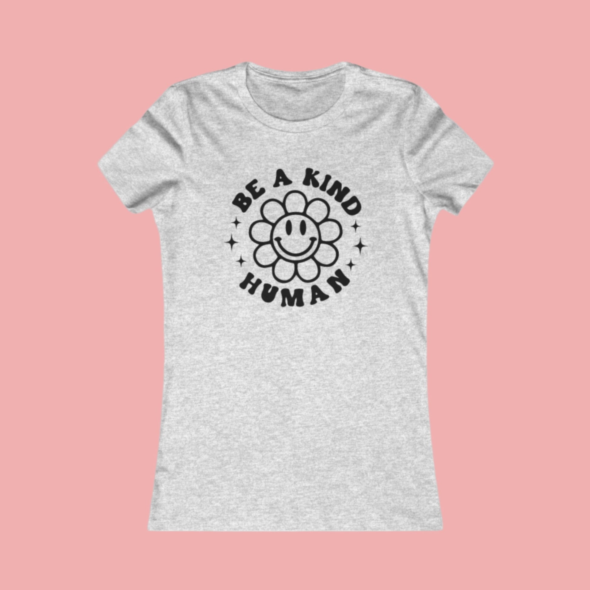 Printify T-Shirt Athletic Heather / S Be A Kind Human T-Shirt – Spread Positivity in Style!
