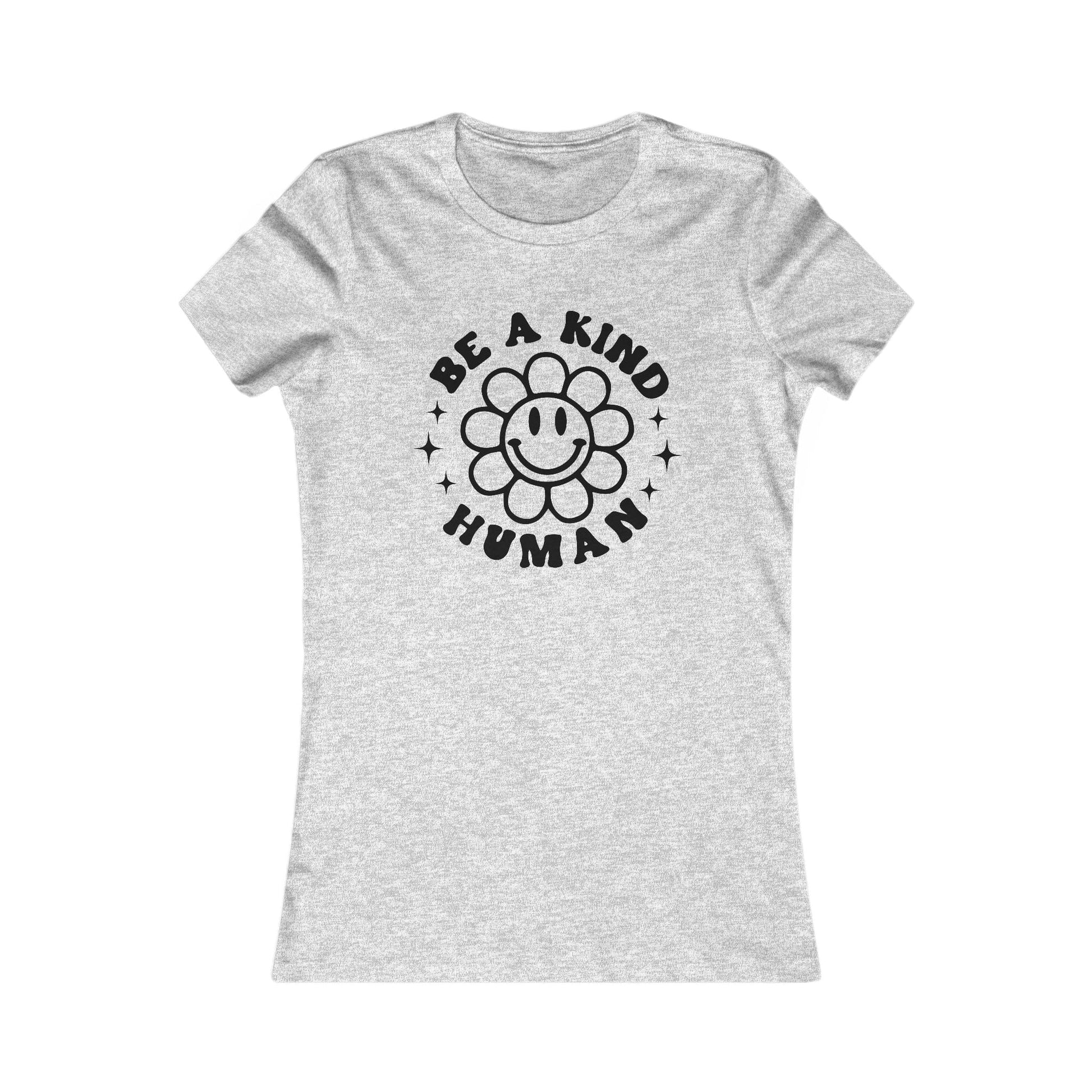 Printify T-Shirt Athletic Heather / S Be A Kind Human Tee – Spread Positivity with Style!