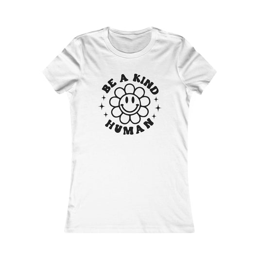 Printify T-Shirt White / S Be A Kind Human Tee – Spread Positivity with Style!