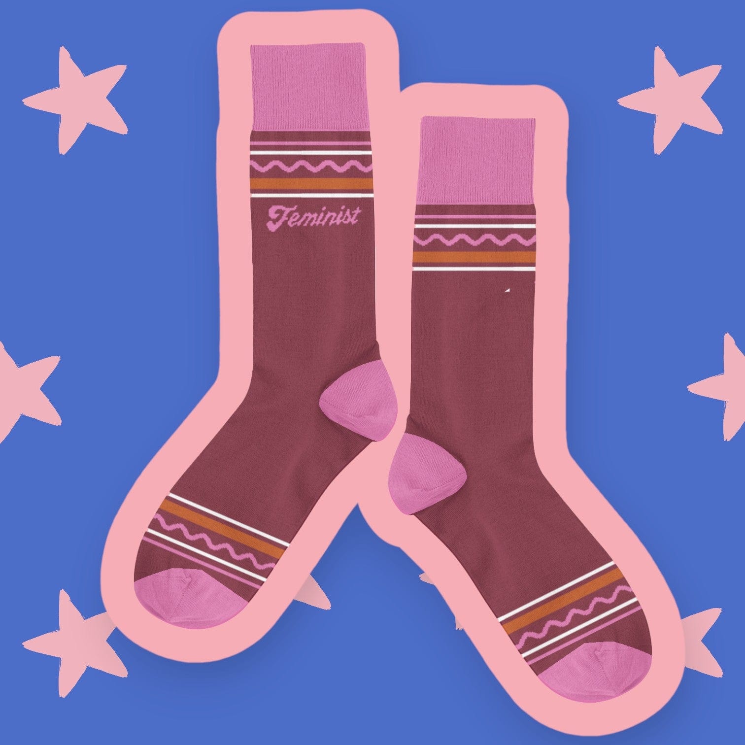 Talking Out of Turn Gift-Ready Feminist Socks