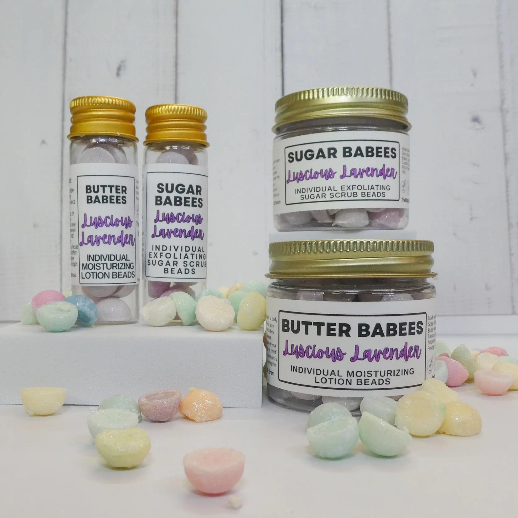 The Bath and Body Co Butter Babees Body Butter Balls – Handmade Solid Lotion for Soft Hands