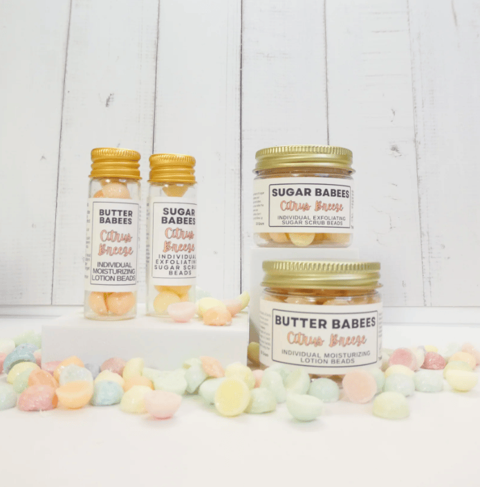 The Bath and Body Co Butter Babees Body Butter Balls – Handmade Solid Lotion for Soft Hands
