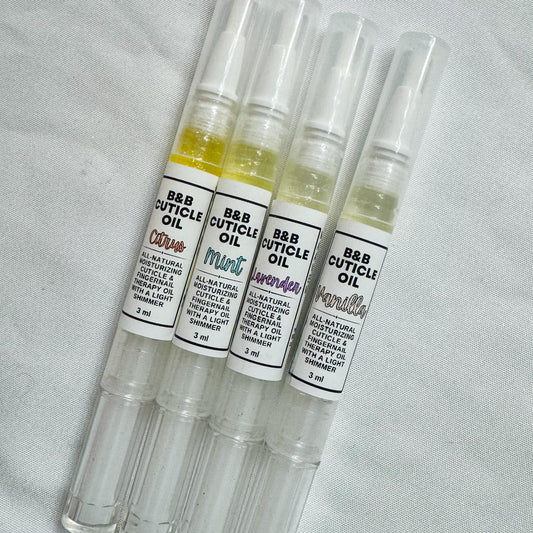 The Smiley Face Boutique B&B All-Natural Cuticle Oil Pens – A Little Self-Care, A Lot of Smiles! 💛