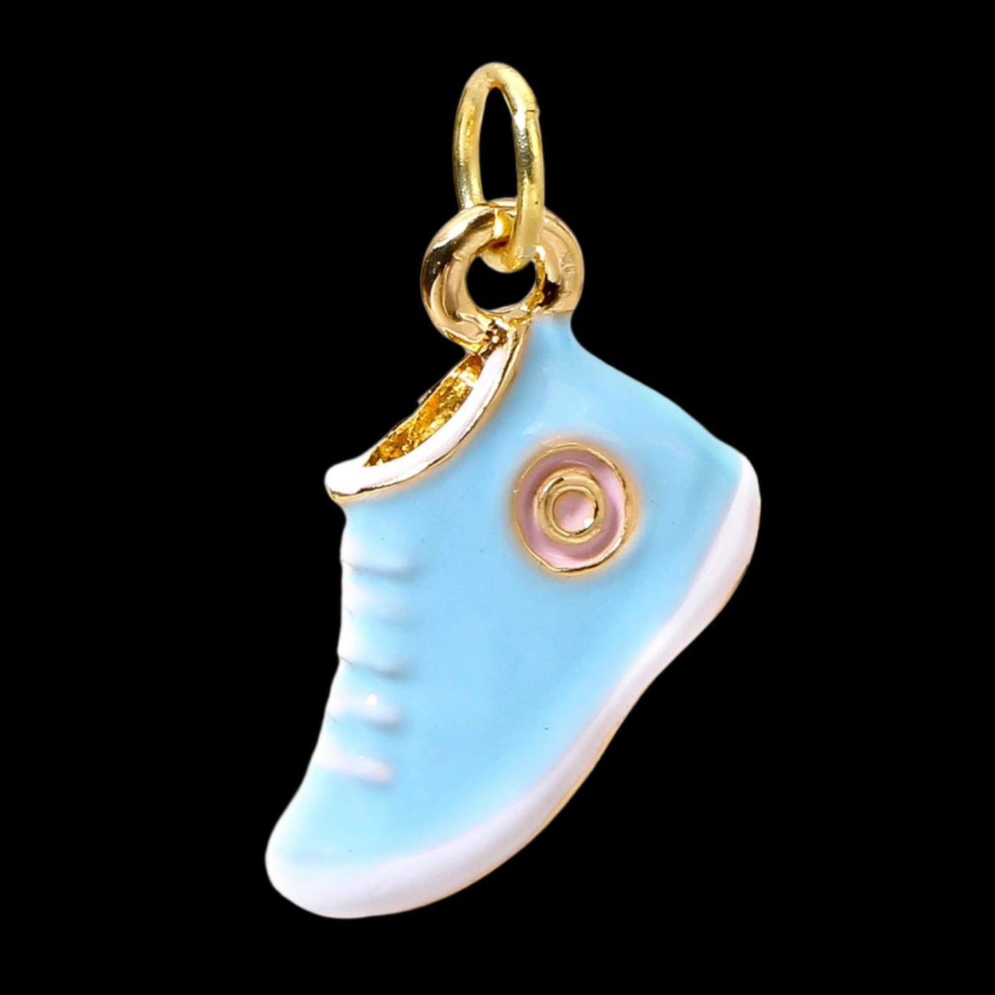 The Smiley Face Boutique Blue 3D Sneaker Charm Necklace