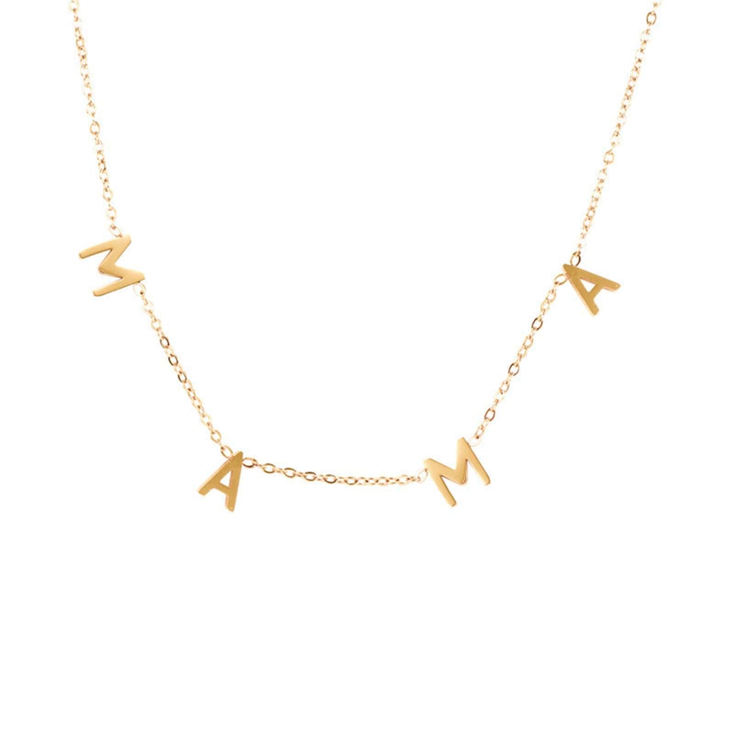 The Smiley Face Boutique Gold 💛 MAMA Letter Necklace