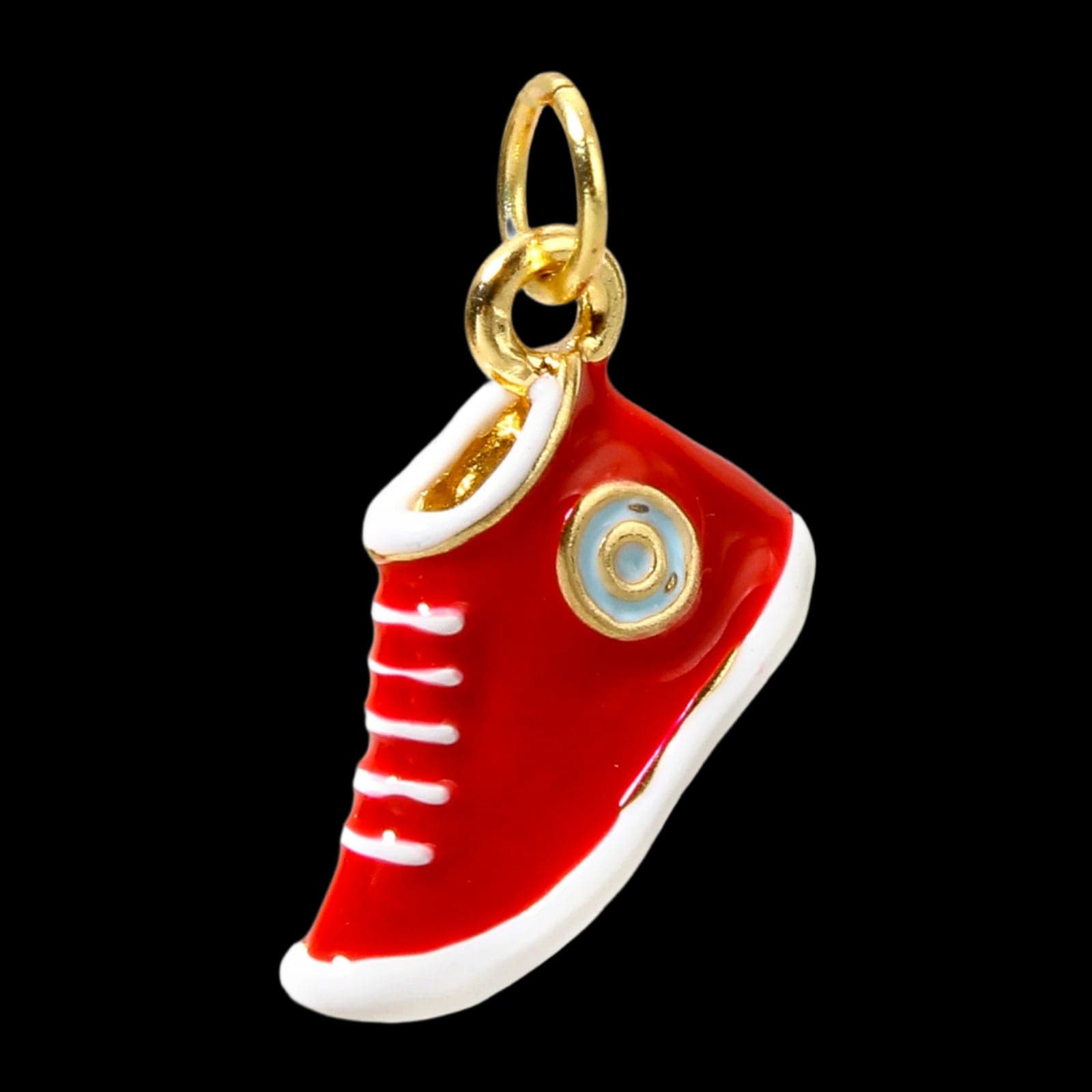 The Smiley Face Boutique Red 3D Sneaker Charm Necklace