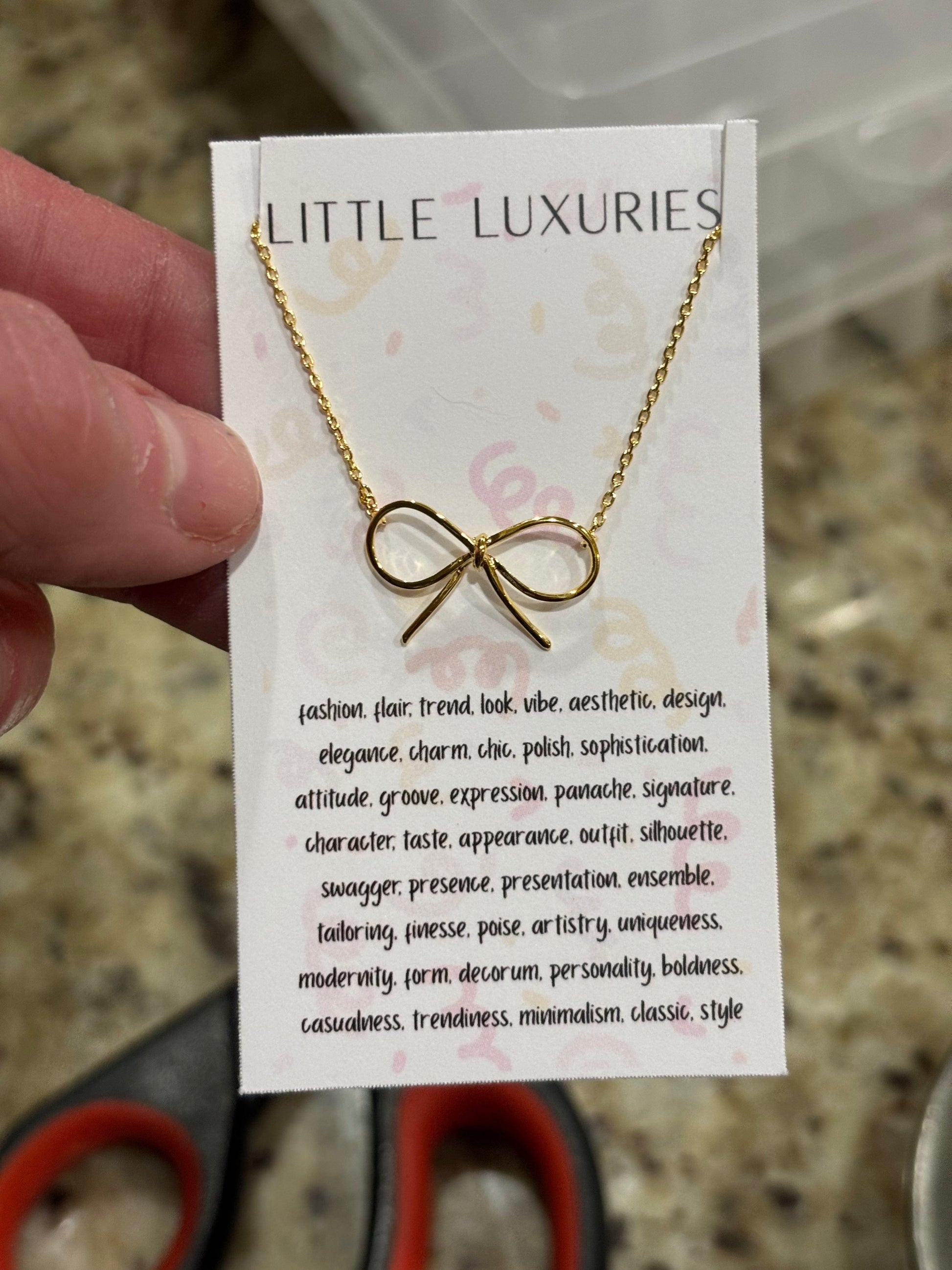 The Smiley Face Boutique 🎀 Tie It All Together: Bow  Necklace 🎀