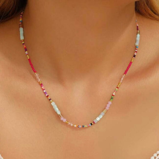 Whit's Up Shop Confetti Bead Necklace