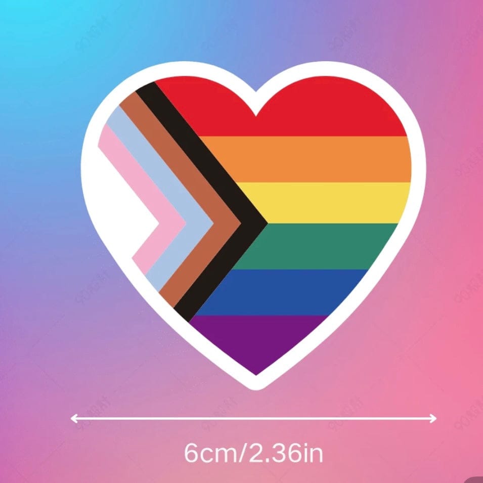 Whit's Up Shop Pride Heart Sticker