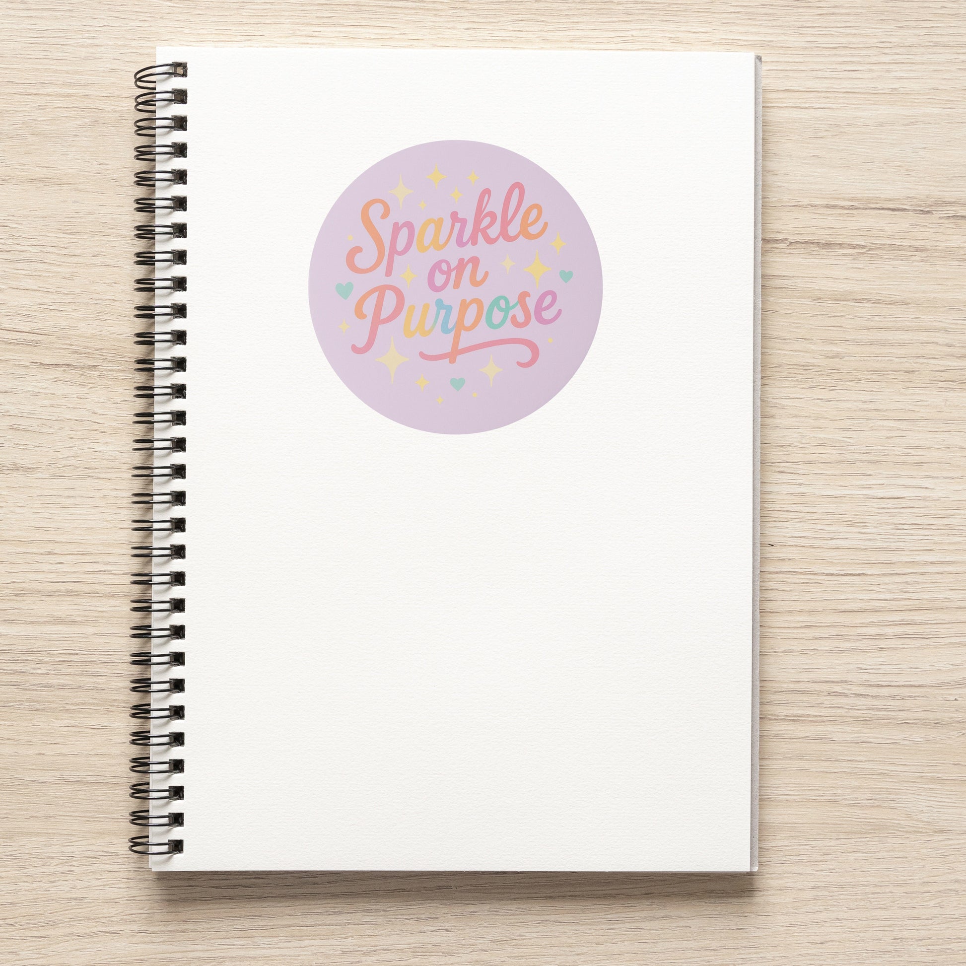 Whit's Up Shop Sparkle on Purpose – 3" Circle Sticker