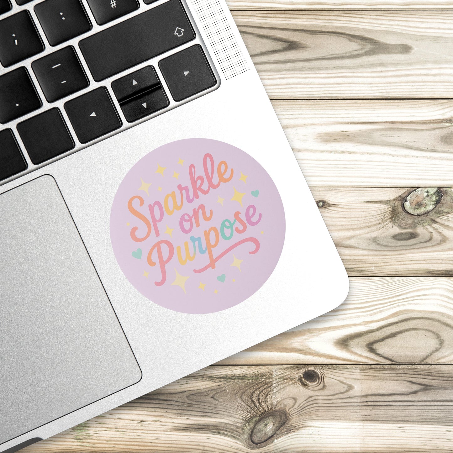 Whit's Up Shop Sparkle on Purpose – 3" Circle Sticker