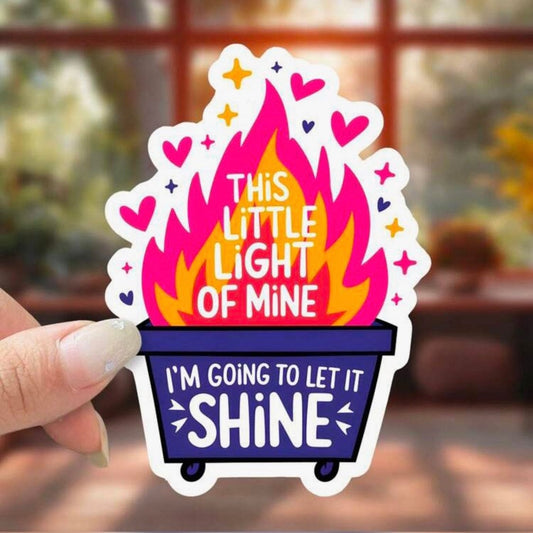 Whit's Up Shop This Little Light of Mine Shine Sticker