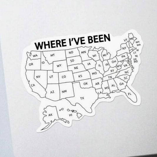 Whit's Up Shop Where I’ve Been Sticker