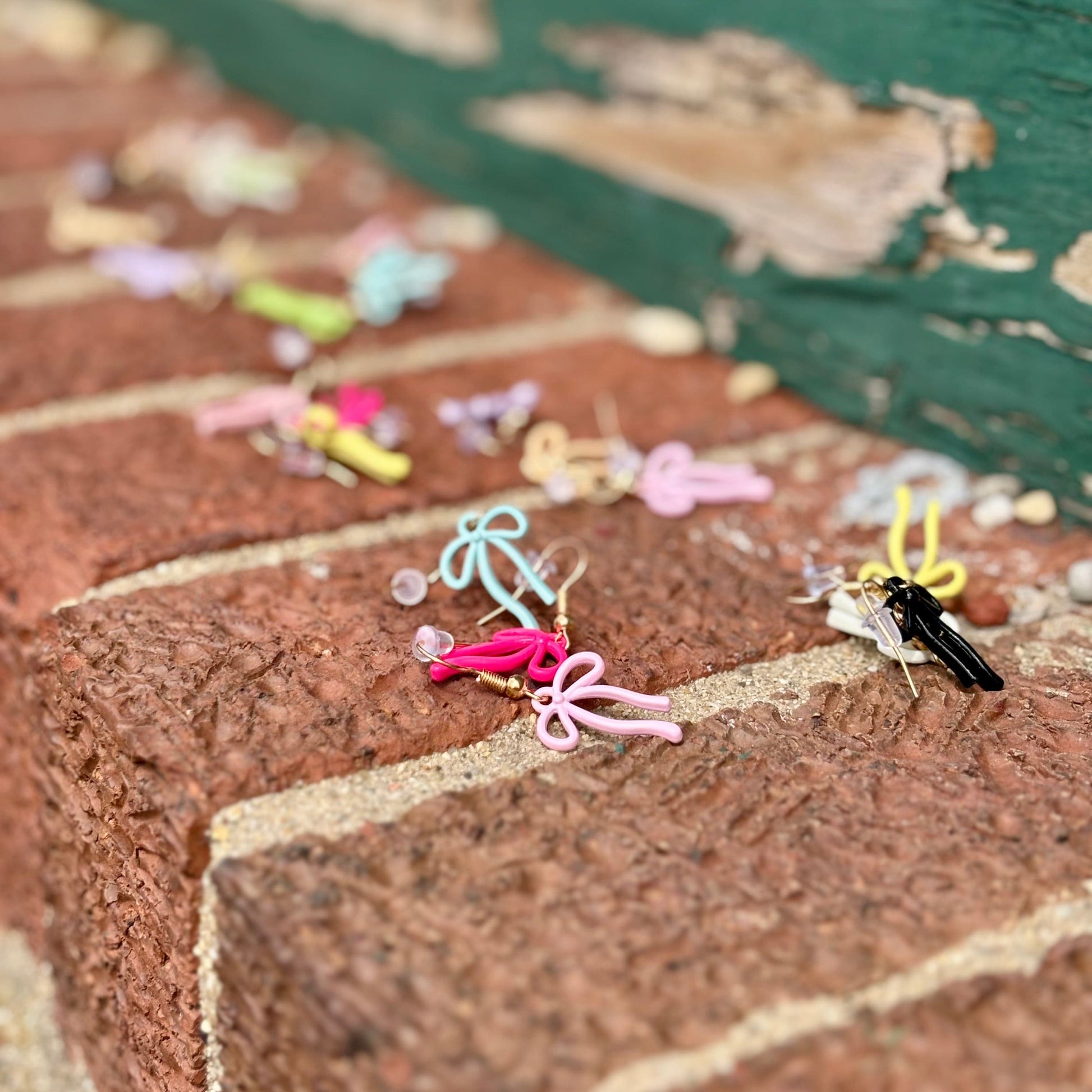 Whitney's Whimzees Color Pop Bow Earrings
