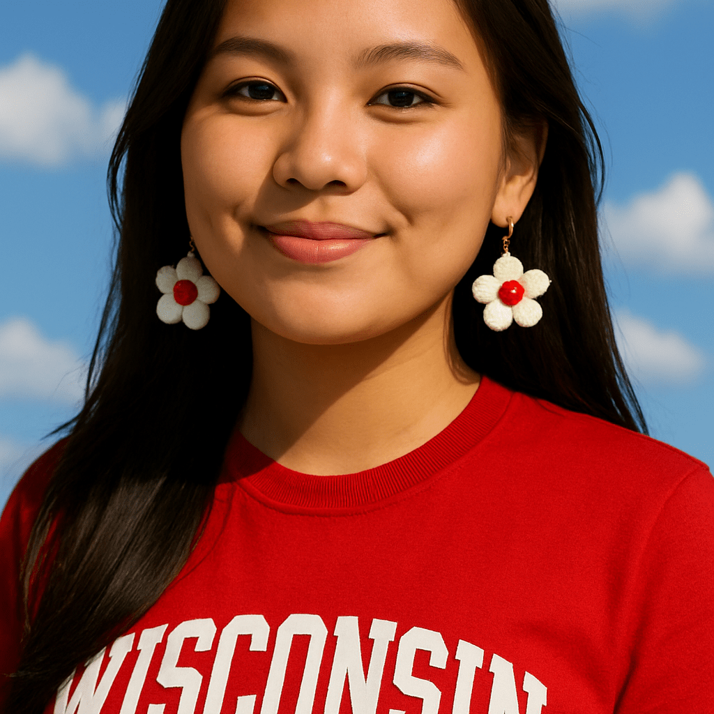 Whitney's Whimzees UW Madison Badger Dangles