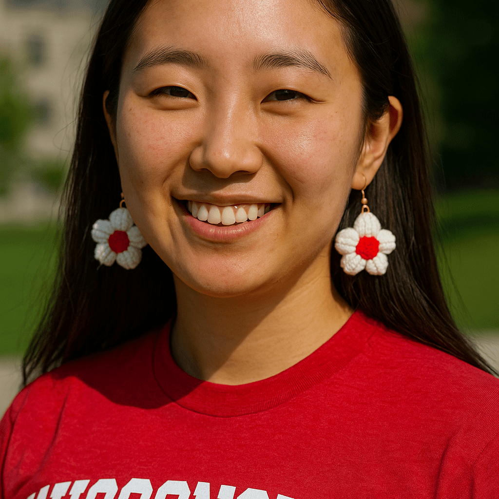 Whitney's Whimzees UW Madison Badger Dangles