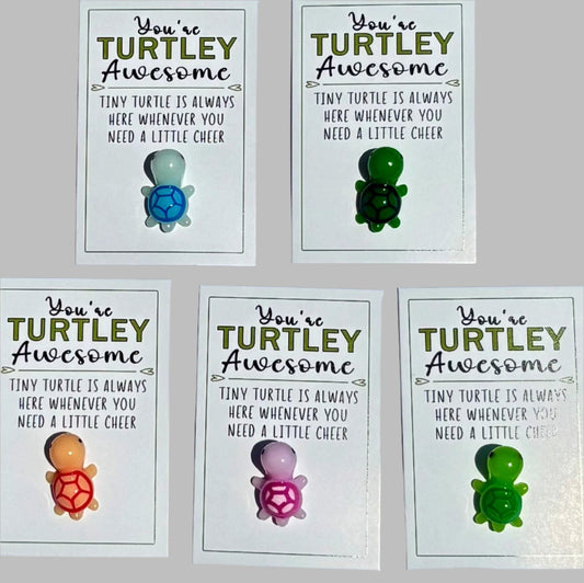 Whitney's Whimzees You're Turtley Awesome – Tiny Cheer-Up Turtle (Ships Random Color)